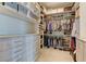 Organized walk-in closet features custom shelves and drawers at 12318 Tudor Arch Dr, Las Vegas, NV 89138