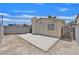 Enclosed backyard featuring a concrete patio area, perfect for outdoor seating and entertaining at 1356 Pleasant Brook St, Las Vegas, NV 89142