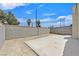 Spacious, enclosed backyard with a concrete patio, great for outdoor activities and relaxation at 1356 Pleasant Brook St, Las Vegas, NV 89142
