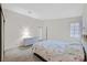 Neutral bedroom featuring carpet, window and a side table with drawers at 1356 Pleasant Brook St, Las Vegas, NV 89142