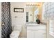 Bathroom with a vanity and a window letting in natural light at 1409 Pueblo Dr, Boulder City, NV 89005