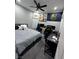 Stylish bedroom with a neutral aesthetic, designed for a comfortable living space at 1619 Tangerine Rose Dr, Las Vegas, NV 89142