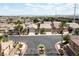 Community aerial view showcasing the neighborhood and surrounding landscape at 2021 Pelican Sky Beach Ave, North Las Vegas, NV 89081