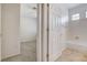 Bathroom featuring a shower-tub combination viewed from the bedroom at 2804 Sapphire Desert Dr, Henderson, NV 89052