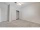 Carpeted bedroom offers a standard closet and white trim at 2804 Sapphire Desert Dr, Henderson, NV 89052