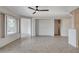 Bright and open living room with recessed lighting, tile floors, and multiple doorways at 2804 Sapphire Desert Dr, Henderson, NV 89052