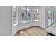 Bright breakfast nook with large windows offering serene backyard views at 3109 Siena Cir, Las Vegas, NV 89128