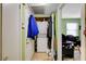 Hallway features in-unit stackable washer/dryer, closet space, and convenient access at 3823 S Maryland Pkwy # P1, Las Vegas, NV 89119