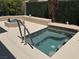 Hot tub featuring a built-in bar, providing a perfect spot for relaxation and socializing outdoors at 4208 Agosta Luna Pl, Las Vegas, NV 89135