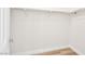 Empty walk-in closet featuring vinyl flooring and white walls with shelving at 5120 Mirage Garden St, Las Vegas, NV 89130