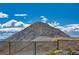 Community mountain views offering striking scenery surrounded by black metal fencing and drought-resistant vegetation at 5236 Sunstone Mesa Dr, Las Vegas, NV 89166