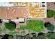 A bird's eye view of the backyard with the roofs of the adjacent houses at 532 Greenbriar Pl, Boulder City, NV 89005