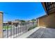 Enjoy the views from the outdoor balcony with mountain and neighborhood views at 532 Greenbriar Pl, Boulder City, NV 89005