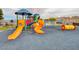 Fun playground with multiple slides, swings and climbing areas for in a beautiful park setting at 532 Greenbriar Pl, Boulder City, NV 89005