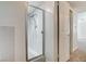 Shower stall with glass door at 532 Greenbriar Pl, Boulder City, NV 89005