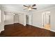 Open living room with hardwood floors and abundant natural light at 5695 Merced St, Las Vegas, NV 89148