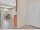 Hallway leading to kitchen featuring views of breakfast nook at 6039 Tokara Ave, Las Vegas, NV 89122