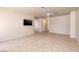 Open living space with tile flooring and access to other rooms at 616 Fernbrook Dr, Henderson, NV 89002