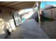 Covered patio area with concrete flooring and a fenced-in yard at 6337 Canyon Vista Ct, Las Vegas, NV 89156