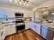 Well-equipped kitchen featuring stainless steel appliances and stylish countertops at 6699 Oxendale Ave, Las Vegas, NV 89139