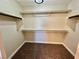 Walk-in closet with shelving and hanging rods at 6699 Oxendale Ave, Las Vegas, NV 89139