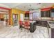 A spacious kitchen with a large island, stainless steel appliances, and ample cabinet space at 6779 Goose Watch Ct, Las Vegas, NV 89139