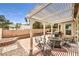 Enjoy outdoor living on this brick patio with pergola and barbecue at 7641 Sea Wind Dr, Las Vegas, NV 89128