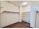 Walk-in closet with ample shelving and rod space at 89 Autumn Day St, Henderson, NV 89012