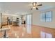 Bright kitchen area with stainless steel appliances, central island and lots of counter space at 89 Autumn Day St, Henderson, NV 89012