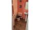 Small half bathroom featuring a toilet and pedestal sink at 8913 Cambridge Glen Ct, Las Vegas, NV 89149