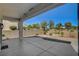 Covered patio area, perfect for outdoor living and enjoying views of the desert landscape at 10100 Folsom Dr, Las Vegas, NV 89134