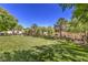 Beautifully landscaped grounds featuring mature trees and well-maintained lawns provide a serene environment at 10109 Jacob Pl # 203, Las Vegas, NV 89144