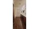 Bathroom featuring wood-look flooring, shower, bath, and double sink with countertop at 10230 Viterbo St, Las Vegas, NV 89183