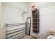 Walk-in closet with shelving and shoe rack at 10948 Carberry Hill St, Las Vegas, NV 89141