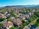 View of residential neighborhood showcasing home locations and community layout with mountain backdrop at 11340 Espadrille Ct, Las Vegas, NV 89138