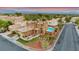 Beautiful home that boasts an inviting pool and meticulously kept landscaping, offering a true haven at 1200 Dream Bridge Dr, Las Vegas, NV 89144