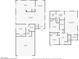 Detailed floor plan showcasing the layout of the first and second floor, including room dimensions at 1200 Dream Bridge Dr, Las Vegas, NV 89144