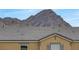Close up of the roof with a mountain backdrop at 1200 Paradise Basin Ct, Henderson, NV 89002