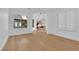 Open space with hardwood flooring, recessed lights and views of the staircase at 1972 Alcova Ridge Dr, Las Vegas, NV 89135