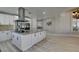 Modern kitchen featuring a large island, stainless steel appliances, and ample counter space at 2101 Diamond Bar Dr, Las Vegas, NV 89117