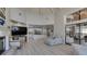 Bright open floor plan, showcasing the living room connected with the kitchen at 2101 Diamond Bar Dr, Las Vegas, NV 89117