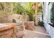 Outdoor grill and counter area with stainless steel grill and under-counter storage on paver patio at 25 Blue Valley Dr, Henderson, NV 89002