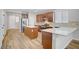 Bright kitchen features an island, stainless steel appliances, and sleek countertops at 2628 Ferrara St, Henderson, NV 89044