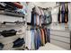 Organized walk-in closet with wire shelving, ample storage, and clothing racks at 29 Blue Valley Dr, Henderson, NV 89002