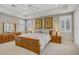 Comfortable bedroom with a large bed, natural light, and a serene atmosphere at 3155 Dalmazia Ave, Henderson, NV 89044
