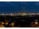 Breathtaking night view of the Las Vegas strip from the Crystal Canyon community at 350 Gandara St, Las Vegas, NV 89138