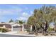 Charming single-story home with desert landscaping, mature tree, and two-car garage at 4227 Pacifico Ln, Las Vegas, NV 89135