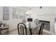 Bright dining area with fireplace and modern laminate flooring at 4336 Desert Dancer Way, Las Vegas, NV 89147