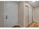 Hallway with closet and entry to the home at 4533 Diamond Head Dr, Las Vegas, NV 89110