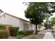 Charming single-story villa with a beautiful walkway and well-maintained landscape at 5400 Tassara Way # 106, Las Vegas, NV 89108